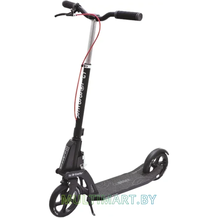 Самокат Globber One K Active 18.0 с ручным тормозом (черный)